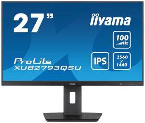 TechLogics - 27 Iiyama ProLite XUB2793QSU-B7 WQHD/DP/HDMI/IPS