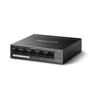 TechLogics - MERCUSYS 5Port 1Gbps (4xPoE+) MS105GP