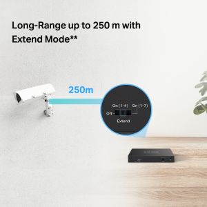 TechLogics - MERCUSYS 8Port 1Gbps (7xPoE+) MS108GP