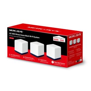 TechLogics - MERCUSYS Mesh HALO H50G - AC1900 Gigabit set van 3