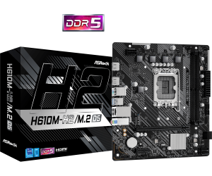 TechLogics - ASRock 1700 H610M-H2/M.2 D5 - DDR5/M.2/2xHDMI/µATX