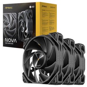 TechLogics - Antec Nova 120 PWM Zwart set van 3