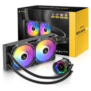 TechLogics - Antec Vortex Lum 240 ARGB Waterkoeling Zwart AMD-Intel