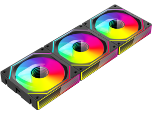 TechLogics - Power Train Tornado 360mm M8 ARGB PWM - Zwart
