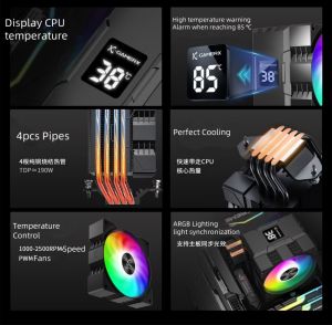 TechLogics - Power Train Hurricane 1300 ARGB PWM - AMD-Intel