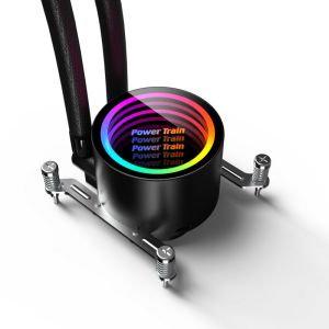 TechLogics - Power Train Rogue 360 ARGB Waterkoeling -AMD-Intel Zwart