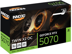 TechLogics - 5070 Inno3D RTX Twin X2 OC 12GB/3xDP/HDMI TechLogics - 5070 Inno3D RTX Twin X2 OC 12GB/3xDP/HDMI
