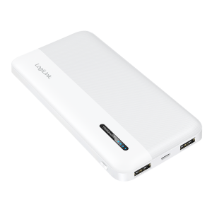 TechLogics - Power Bank 10000mAh LogiLink 1xUSB-C, 2x USB-A Wit