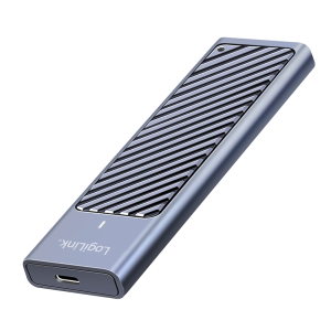 TechLogics - M.2 PCIe NVMe Logilink SSD-behuizing USB-C / Grijs