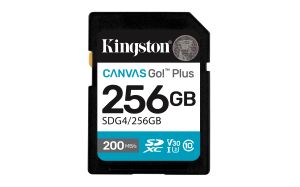 TechLogics - SDXC Card 256GB Kingston U3 V30 Canvas Go! Plus
