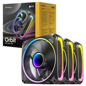 TechLogics - Antec Orbit 120 ARGB PWM Zwart set van 3