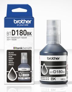 TechLogics - Brother BT-D180BK Inktfles Zwart 5.000 pagina's (Origine
