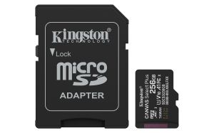 TechLogics - Kingston Technology microSDXC 256GB | Canvas Select Plus Gen3 | 150MB/s | A1 | + Adapter