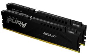 TechLogics - 64GB DDR5/6400 CL32 (2x 32GB) Kingston FURY Beast Black
