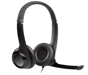 TechLogics - Logitech Stereo Headset H390 USB-C zwart