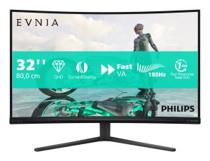 TechLogics - 32 Philips Evnia 32M2C3500L Curved/QHD/2xDP/180Hz/VA