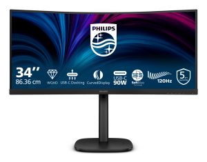 TechLogics - 34 Philips 34B2U3600C Curved/UWQHD/DP/HDMI/USB-C/RJ45