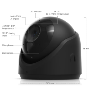 TechLogics - Ubiquiti UVC-G6-TURRET 8MP/4K/30FPS/PoE/IR/IP66 Zwar