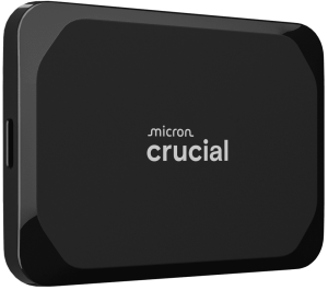 TechLogics - 2TB Crucial X9 NVMe/Zwart/USB-C/1050