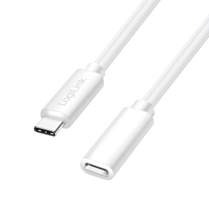 TechLogics - USB-C 2.0(M) <> USB-C(F) 2.0m LogiLink 100W/480Mbps wit