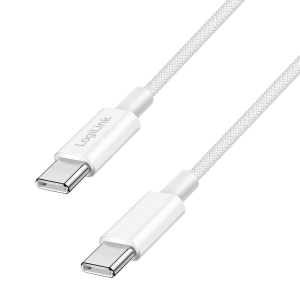 TechLogics - USB-C 2.0(M) <> USB-C(M) 1.0m LogiLink 60W/480Mbps wit