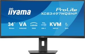 TechLogics - 34 Iiyama ProLite XCB3497WQSNP-B1 Curved/WQHD/DP